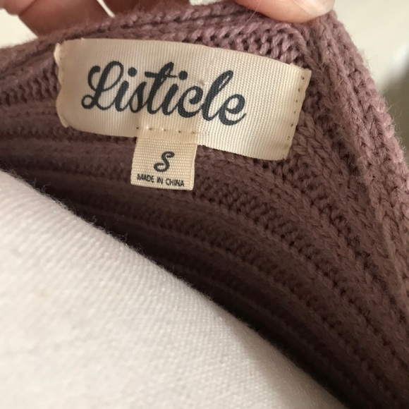 NWOT knit sweater/tunic by Listicle - Picture 4 of 4